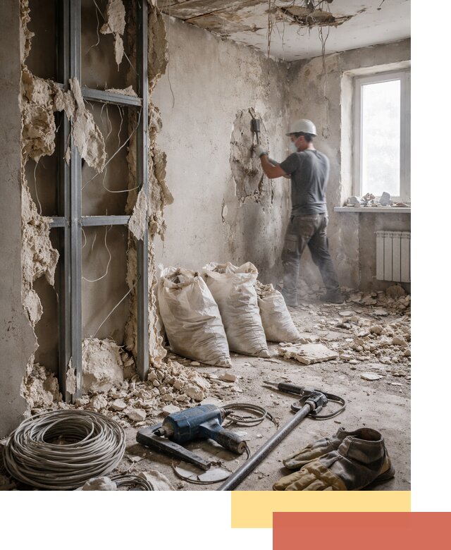 Профессиональный демонтаж зданий и конструкций в Североморске