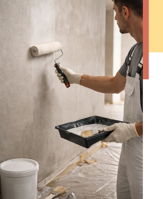 Грунтовка стен в Североморске от 2353 руб. м2 — быстро, недорого, с материалом | ОТДЕЛОЧНИК-Свм