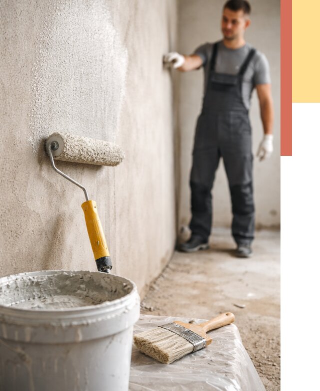 Нанесение бетоноконтакта на стены в Североморске от 4493 руб. быстро и недорого | ОТДЕЛОЧНИК-Свм