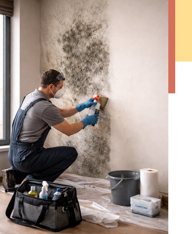 Удаление плесени со стен в Североморске от 2300 руб. — быстро и недорого | ОТДЕЛОЧНИК-Свм