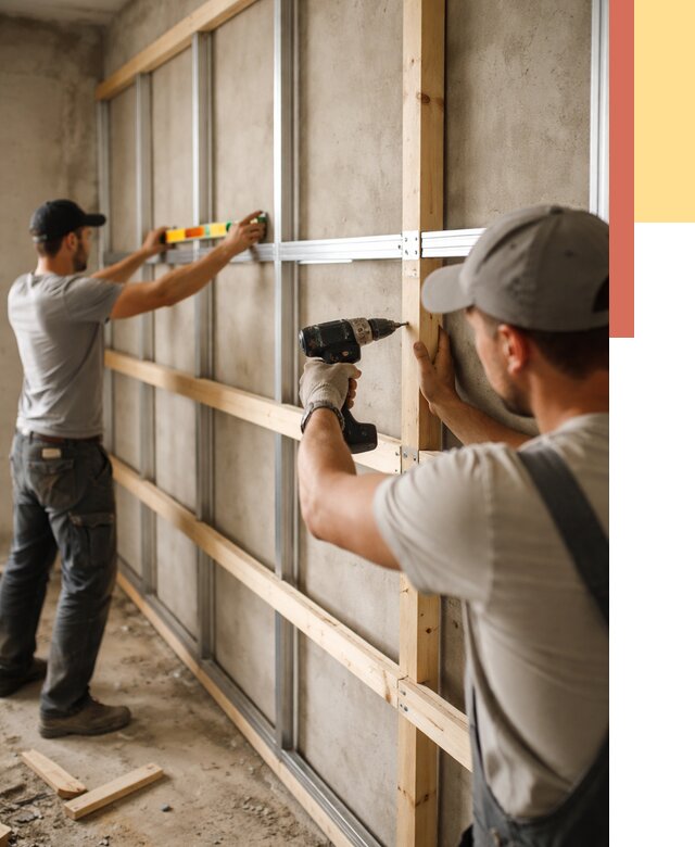 Устройство обрешетки под панели в Североморске от 2246 руб. — монтаж под ключ | ОТДЕЛОЧНИК-Свм