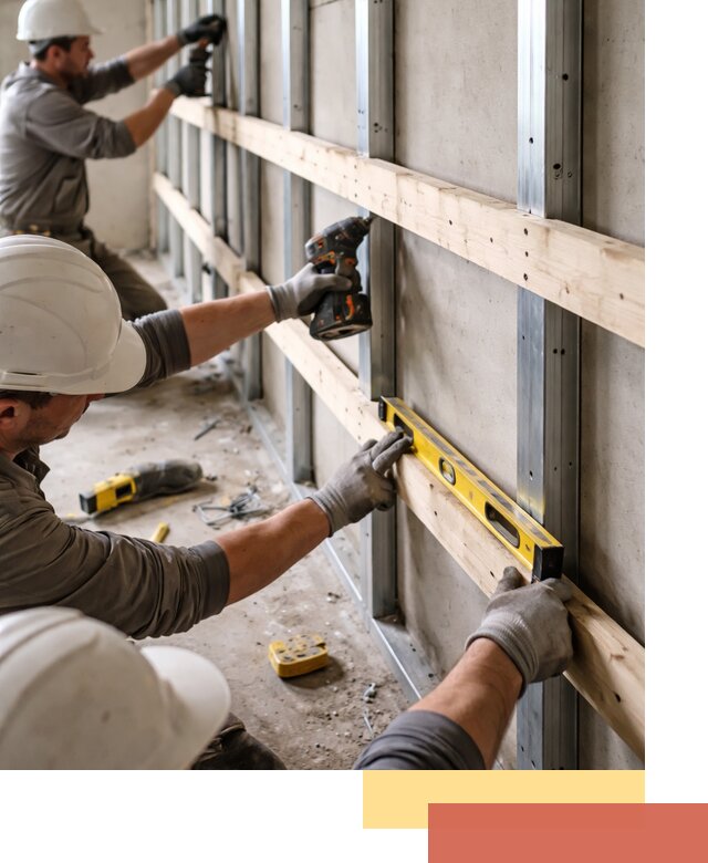 Устройство обрешетки под панели в Североморске