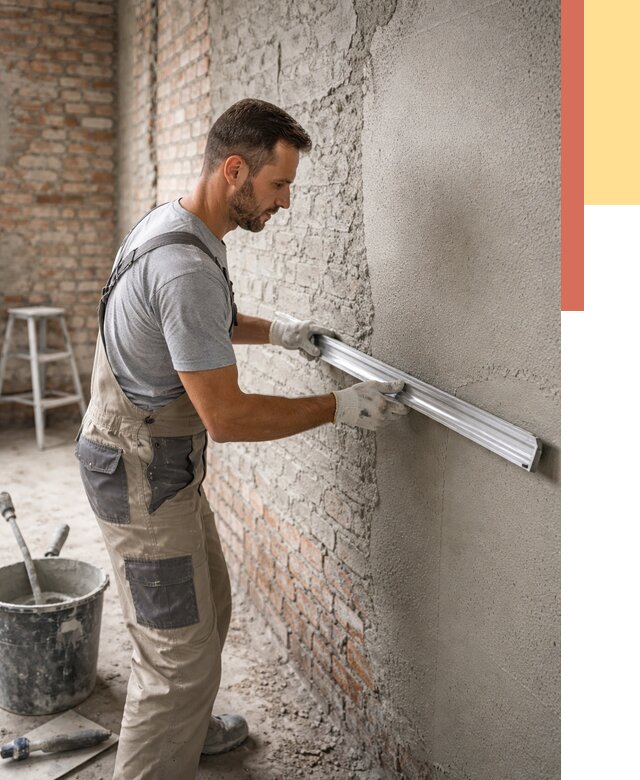 Штукатурка кирпичных стен в Североморске от 4814 руб/м2 — быстро и недорого | ОТДЕЛОЧНИК-Свм