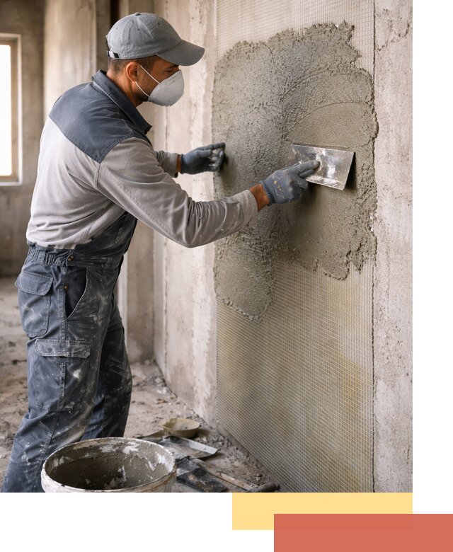 Штукатурка стен по сетке в Североморске под ключ качественно и быстро