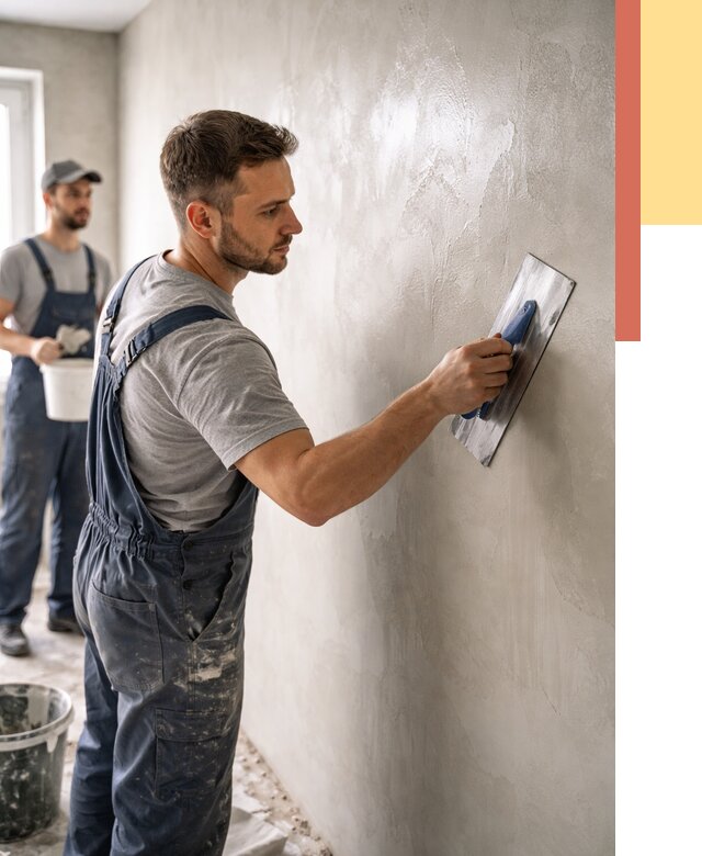 Глянцевание штукатурки стен в Североморске от 8023 руб. — услуги и затирка | ОТДЕЛОЧНИК-Свм