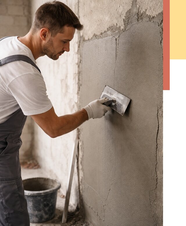 Штукатурка стен под плитку в Североморске от 4493 руб./м2 — выравнивание под плитку | ОТДЕЛОЧНИК-Свм