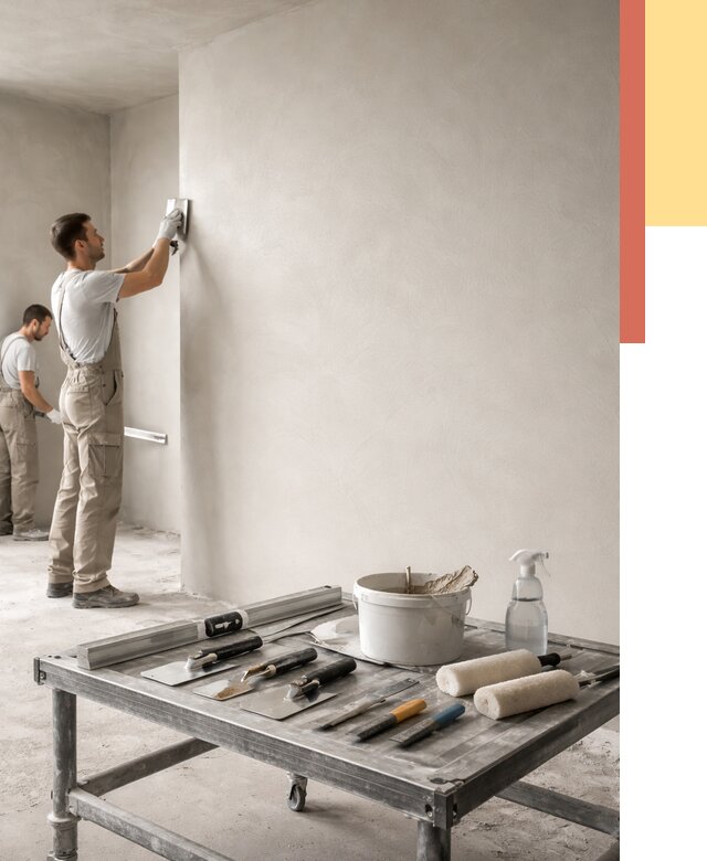 Штукатурка стен под покраску в Североморске от 4814 руб./м² — качественно и недорого | ОТДЕЛОЧНИК-Свм