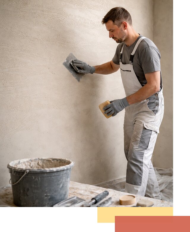 Декоративная штукатурка травертин в Североморске для стен и потолков