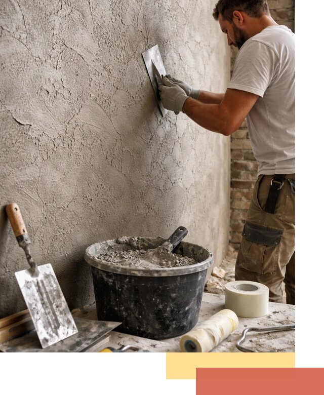 Декоративная штукатурка лофт в Североморске — отделка стен и потолков