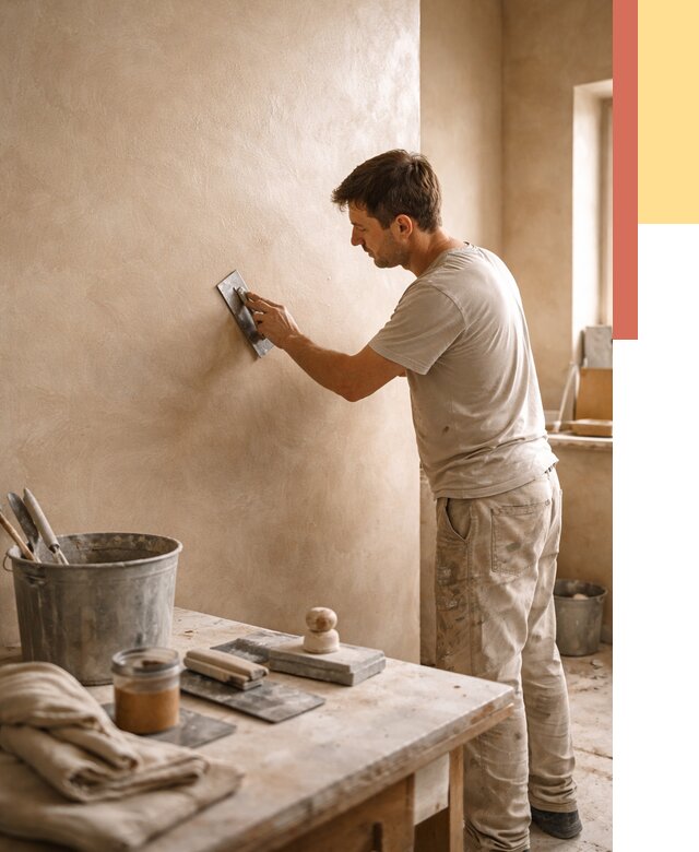 Марокканская штукатурка таделакт в Североморске под ключ от 4493 руб. | ОТДЕЛОЧНИК-Свм