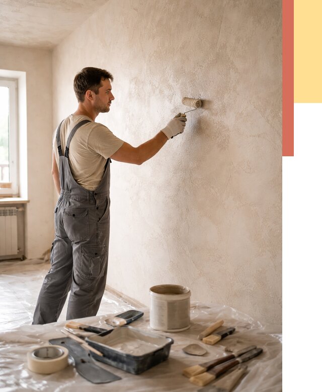 Нанесение лессирующей краски по декоративке в Североморске от 1872 руб. | ОТДЕЛОЧНИК-Свм