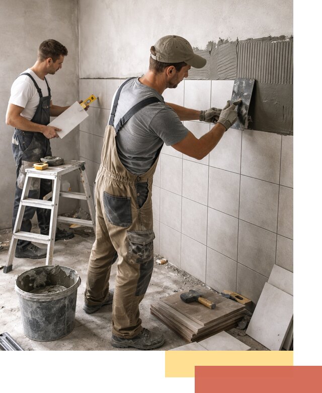 Укладка плитки на стены в Североморске профессионально и надежно