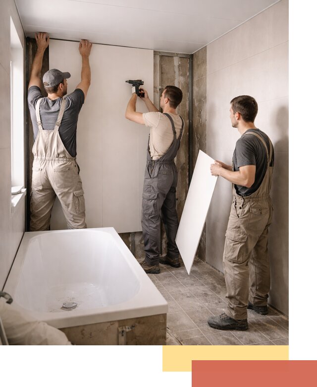 Отделка ванной панели ПВХ профессионально в Североморске