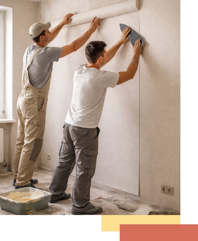 Поклейка виниловых обоев в Североморске профессионально и качественно