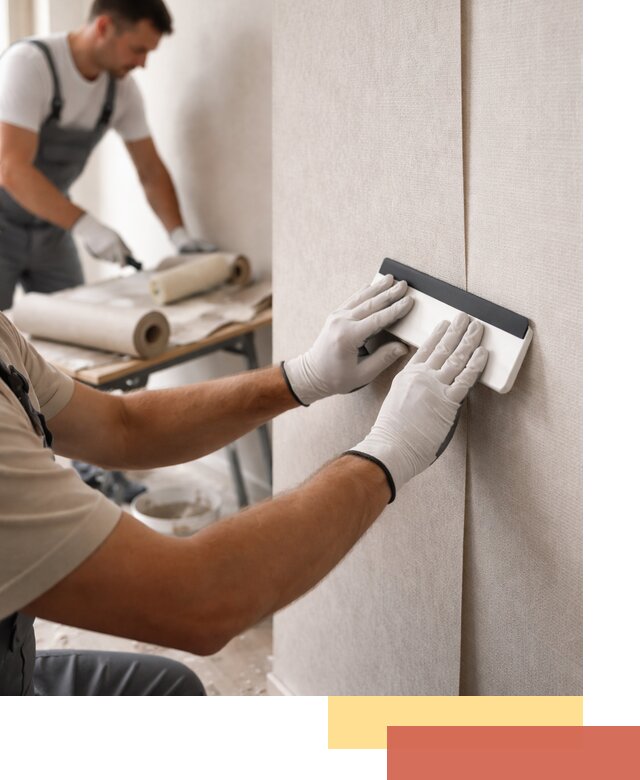 Поклейка обоев под покраску в Североморске профессионально и быстро