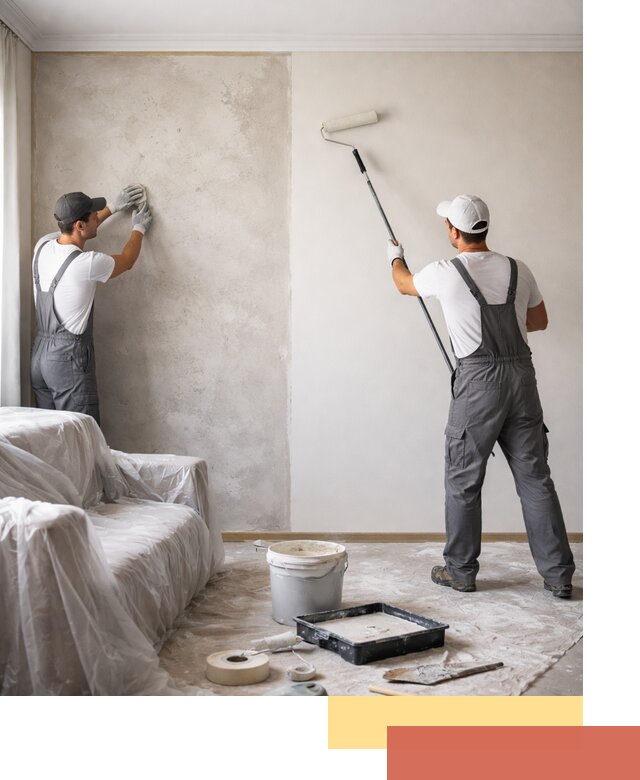 Покраска стен антивандальной краской в Североморске