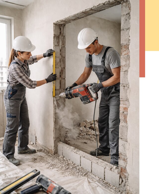 Создание проемов в стенах в Североморске от 6953 руб. — алмазная резка и расширение | ОТДЕЛОЧНИК-Свм