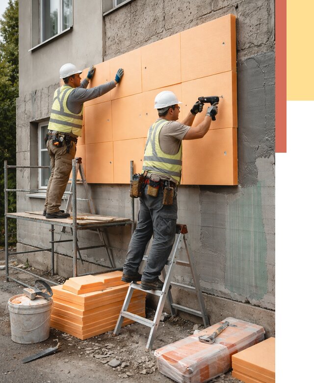 Утепление стен пеноплексом в Североморске от 1979 руб./м2 — быстро и недорого | ОТДЕЛОЧНИК-Свм
