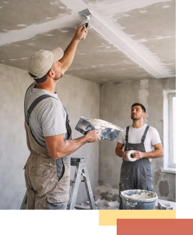 Обработка швов потолка ГКЛ в Североморске: качественная заделка и шпатлевка