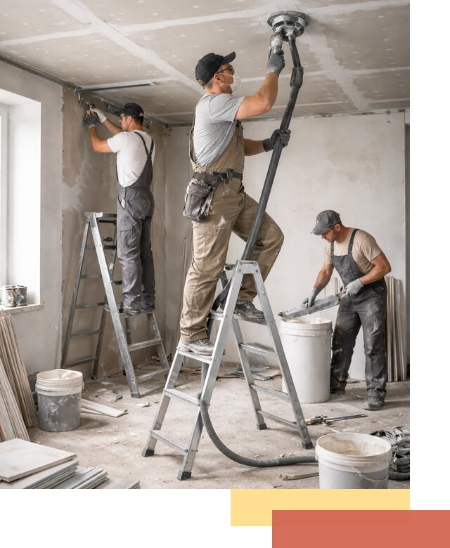 Ремонт потолка из гипсокартона в Североморске: быстрый и качественный монтаж